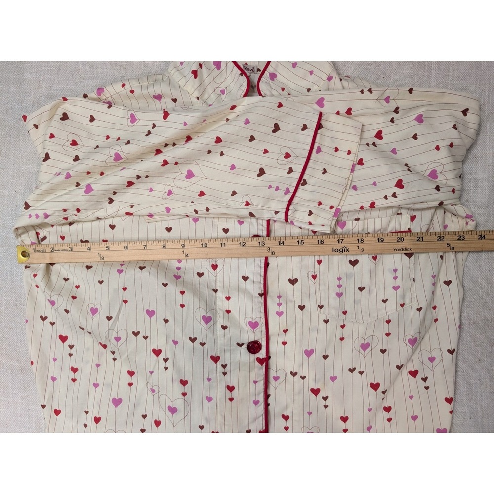 BedHead Heartstrings Classic 2-piece Pajama Fine Cotton Size Large Women's - Picture 4 of 8